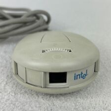 Intel CS330 Vintage USB Wired PC Webcam Video Camera Beige Tested Working picture