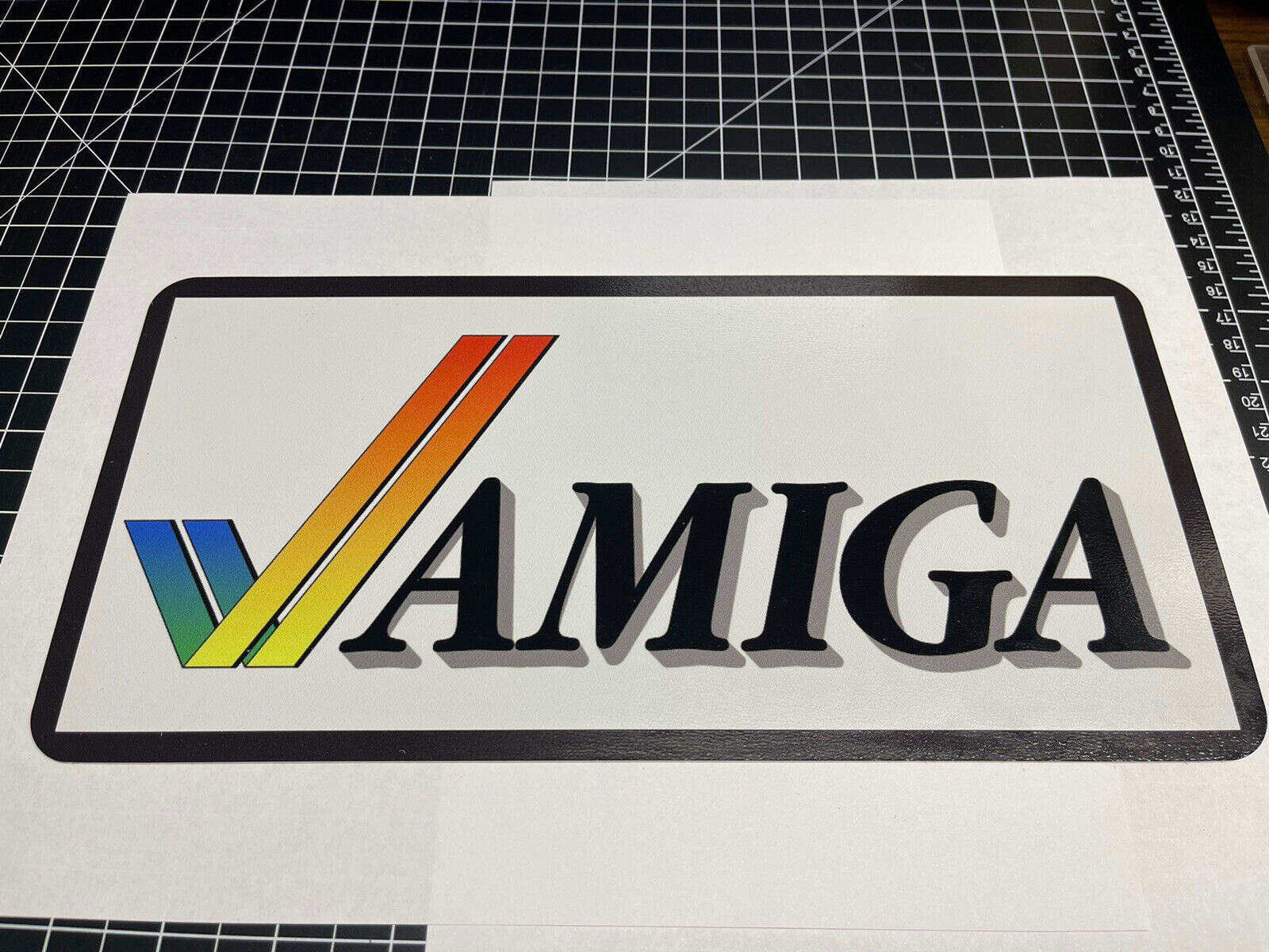 Commodore Amiga Aluminum Sign