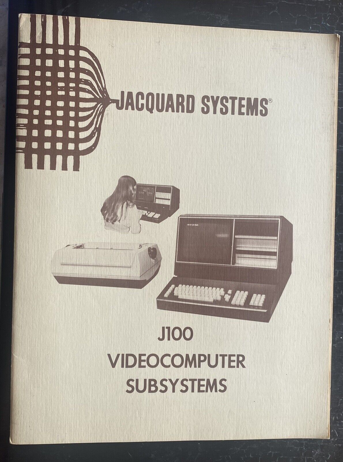 Vintage JACQUARD J100 Videocomputer Subsystems Information Manual