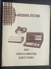 Vintage JACQUARD J100 Videocomputer Subsystems Information Manual picture