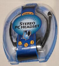 Vintage Plantronics Stereo PC Headset Audio 40 Noise canceling microphone  picture
