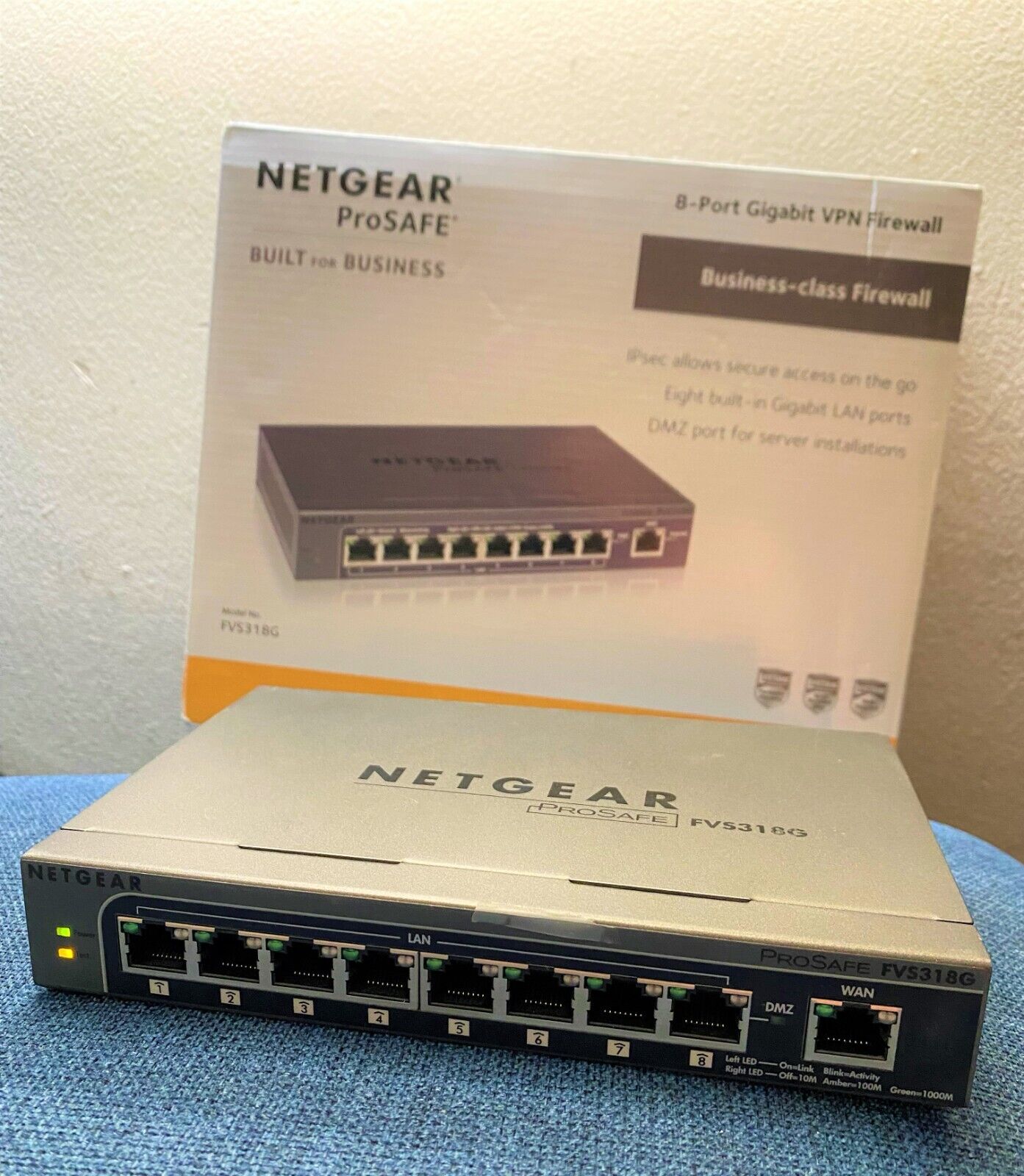 Netgear FVS318G ProSafe 8-Port Gigabit VPN Firewall
