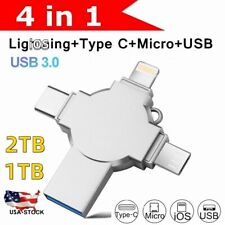2TB 1TB TYPE-C OTG Stick 4 in 1 USB Memory Photo Stick Android Samsung Pen Drive picture