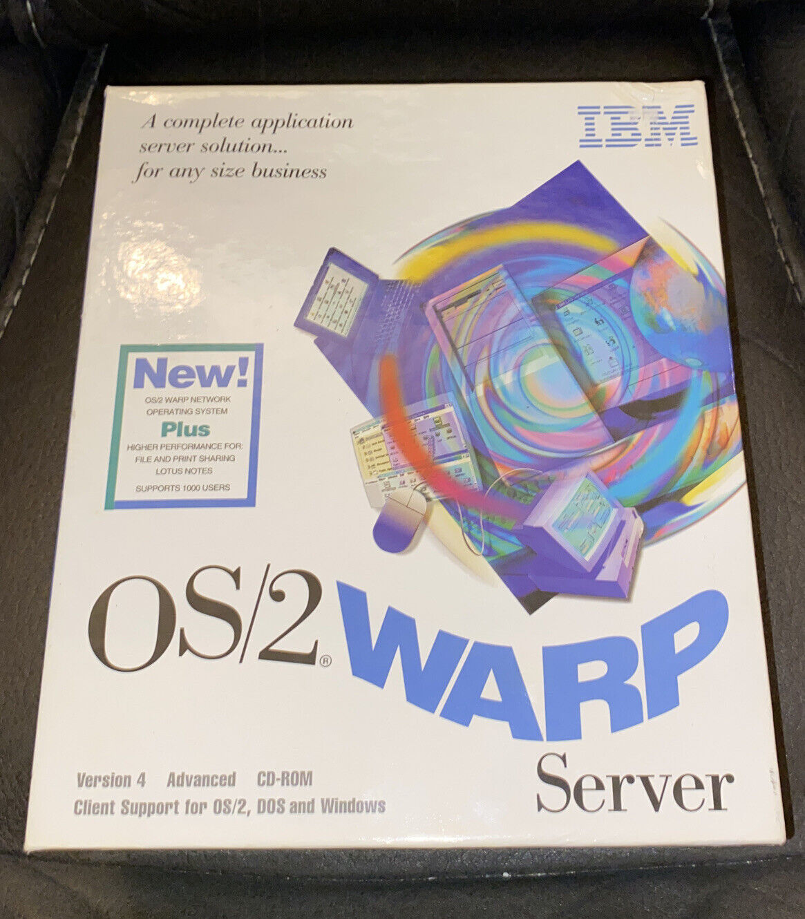 IBM OS/2 Warp Server Version 4 Advanced Operating System V4.0 Vintage NIOB