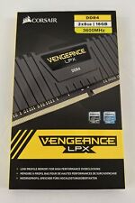CORSAIR - VENGEANCE LPX 16GB (2x8GB) DDR4 3600MHz C18 UDIMM Desktop Memory picture