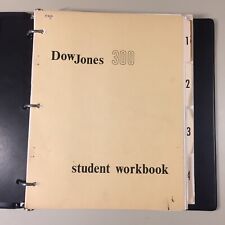 Vintage 1970 Dow Jones 300 Printer Student Workbook/ Service Manual picture