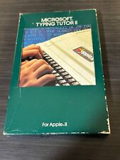 Typing Tutor II Microsoft Apple II plus IIe ll 2 vintage computer software picture