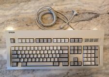 TESTED Vintage Epson Q203A Mechanical Computer Keyboard picture