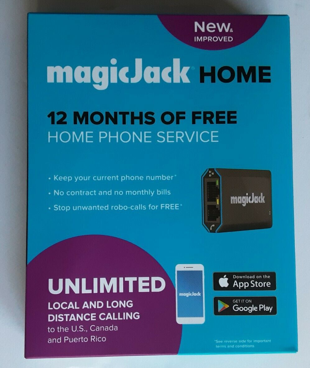 magicJack HOME 12 Months of Free Home Phone Service VoiP