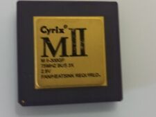 Cyrix M II-300GP 75Mhz Bus 3.x 2.9V CPU, Vintage, Rare picture
