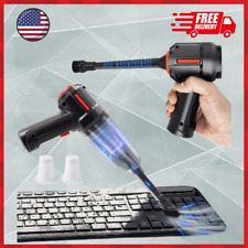 Vacuum Cleaner Cordless Canned Air, 3 in 1 Computer Air Duster Keyboard Cleaning picture