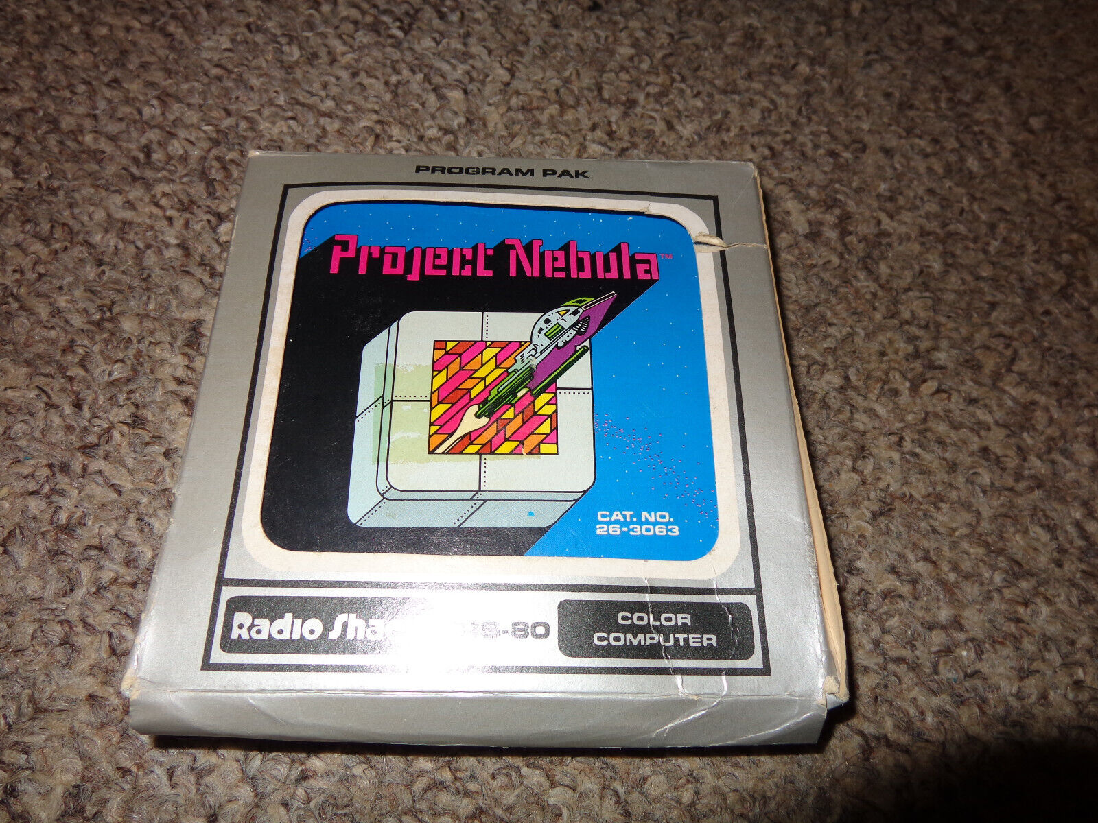 Vintage Tandy TRS-80 Radio Shack Color Computer Game Project Nebula 26-3063