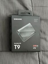 Samsung T9 4TB 2,000 MB/s Read Portable SSD USB 3.2 Gen. 2 - Black SEALED picture