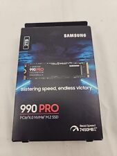 Samsung 990 2TB Pro PCI-E 4.0 M.2 SSD NVMe (MZ-V9P2T0B/AM) picture