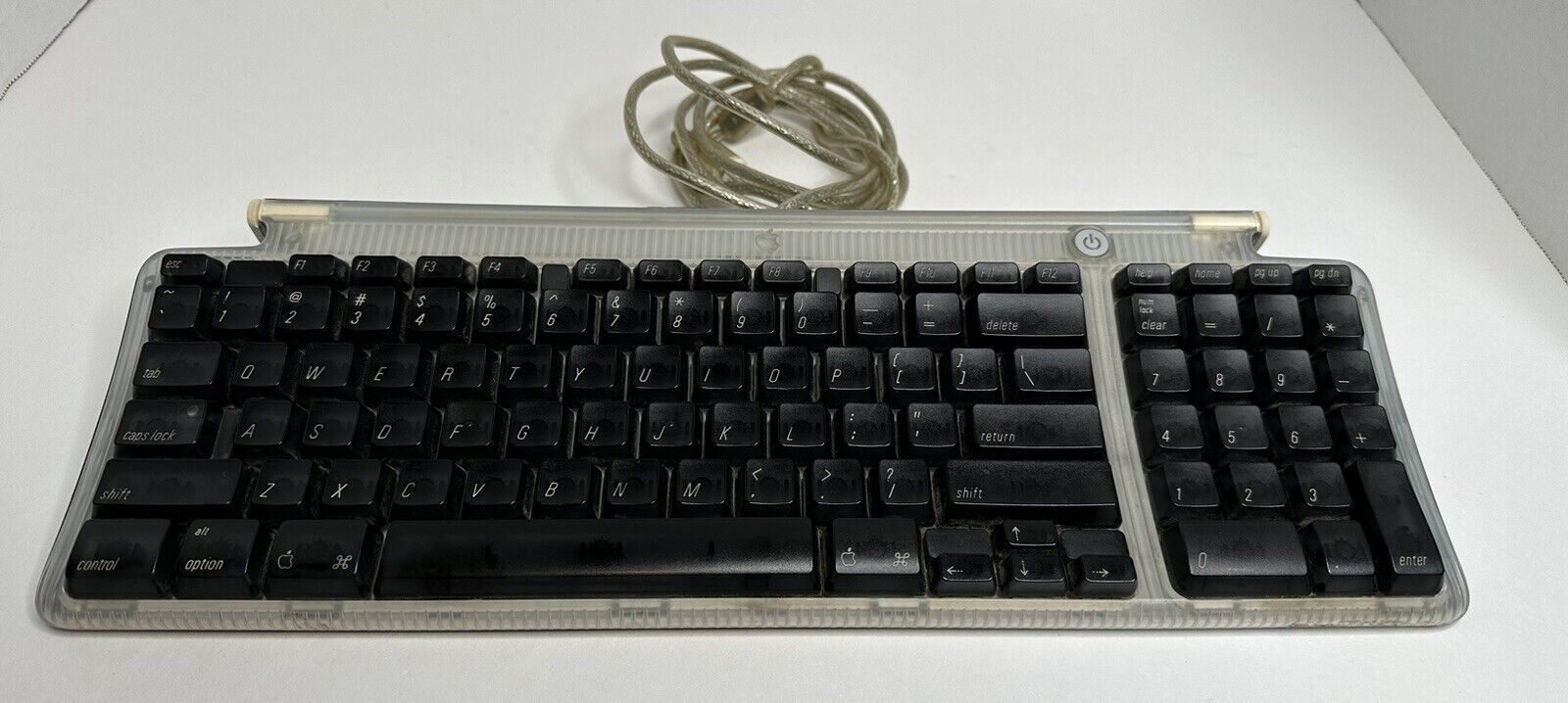 Apple M2452 Vintage Teal/Graphite USB Keyboard for G3 / G4 Macintosh 1999