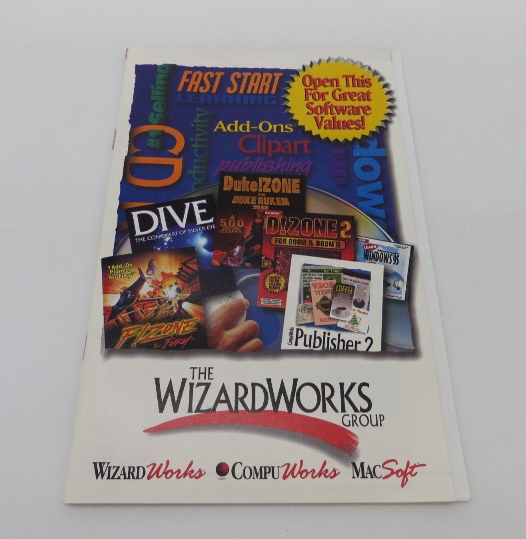 Vintage WizardWorks Group Catalog vintage computer programs booklet advertising