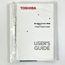 NEW Vintage Toshiba EQUIUM 7100S 7100D 7100M laptop USER'S GUIDE MANUALS sealed picture
