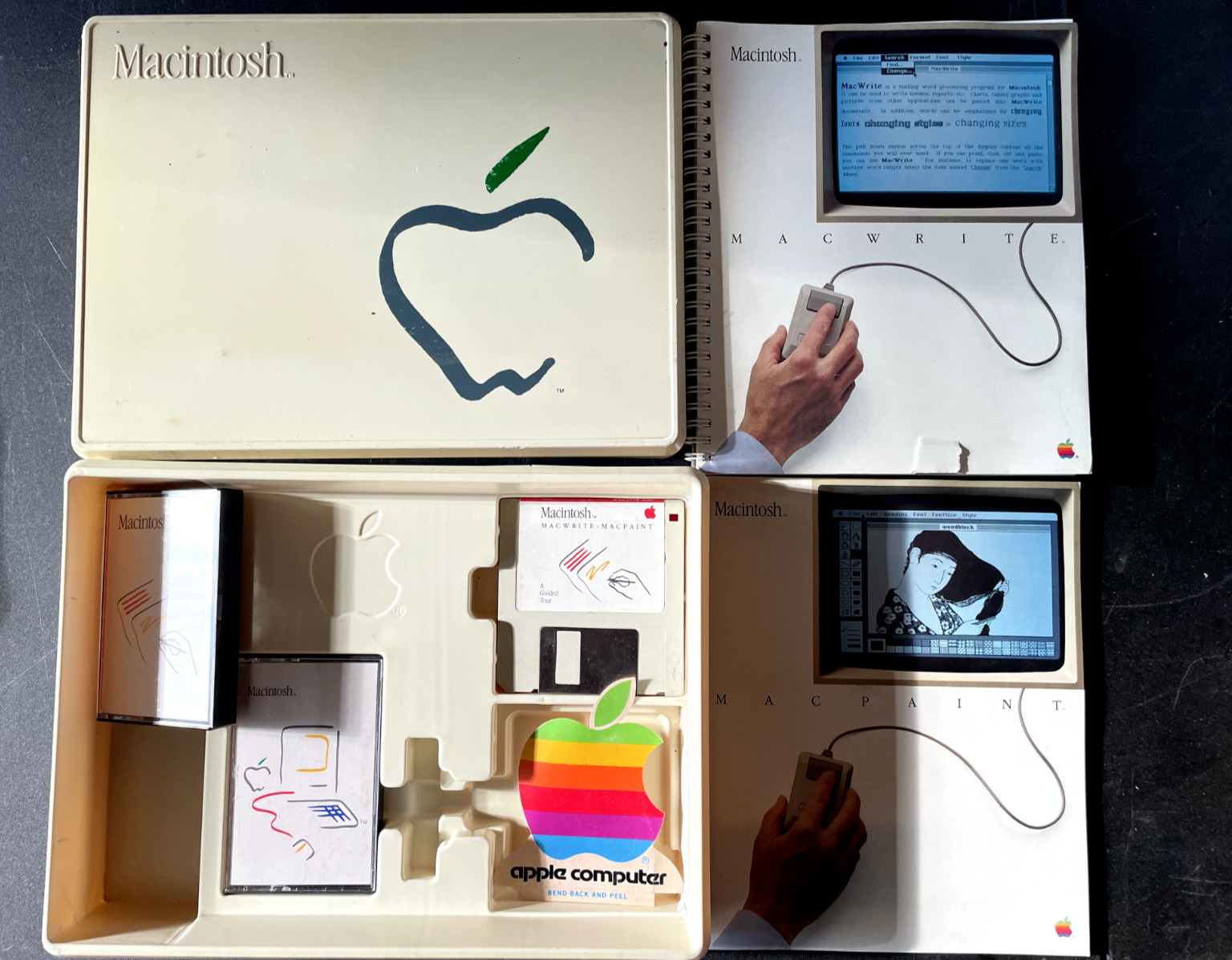 Apple Macintosh Media Accessory Kit for Apple Macintosh 128K Box (1984)