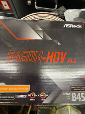 ASRock AMD B450M R4.0, AM4 Socket Micro ATX Motherboard (Please Read) picture