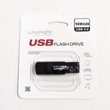 Unirex 128GB USB 3.0 Flash Dive - Black - New/Sealed - MUSFW-328S picture