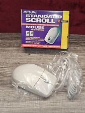 Vintage Mitsumi Standard Scroll 3 Button PS/2 Mouse New In Box picture