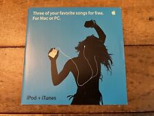 Vintage 2004 Apple iTunes For Mac or PC Install CD SEALED NEVER OPENED RARE picture