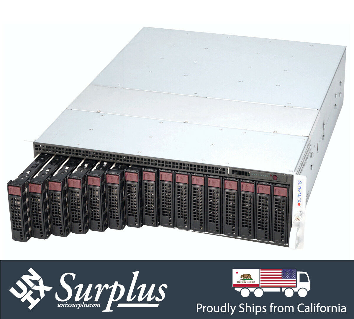 Supermicro MicroCloud Server SYS-5037MC-H8TRF 8x Node E3-1240 V2 16GB RAM 2x 1GB