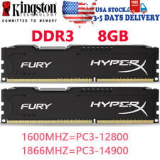 HyperX FURY DDR3 16GB 32GB 1600MHz 1866MHZ  Desktop RAM Memory DIMM 240pins 1.5V picture