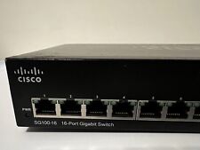Cisco SG100-16 16-Port 1Gbps Gigabit Network Ethernet Switch V2 picture