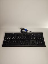 IBM KB-8923 PS/2 Wired Computer Keyboard, Black, Vintage - Tested and Working picture