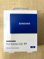 Samsung T7 2TB Portable External SSD - Blue (MU-PC2T0H/AM) picture