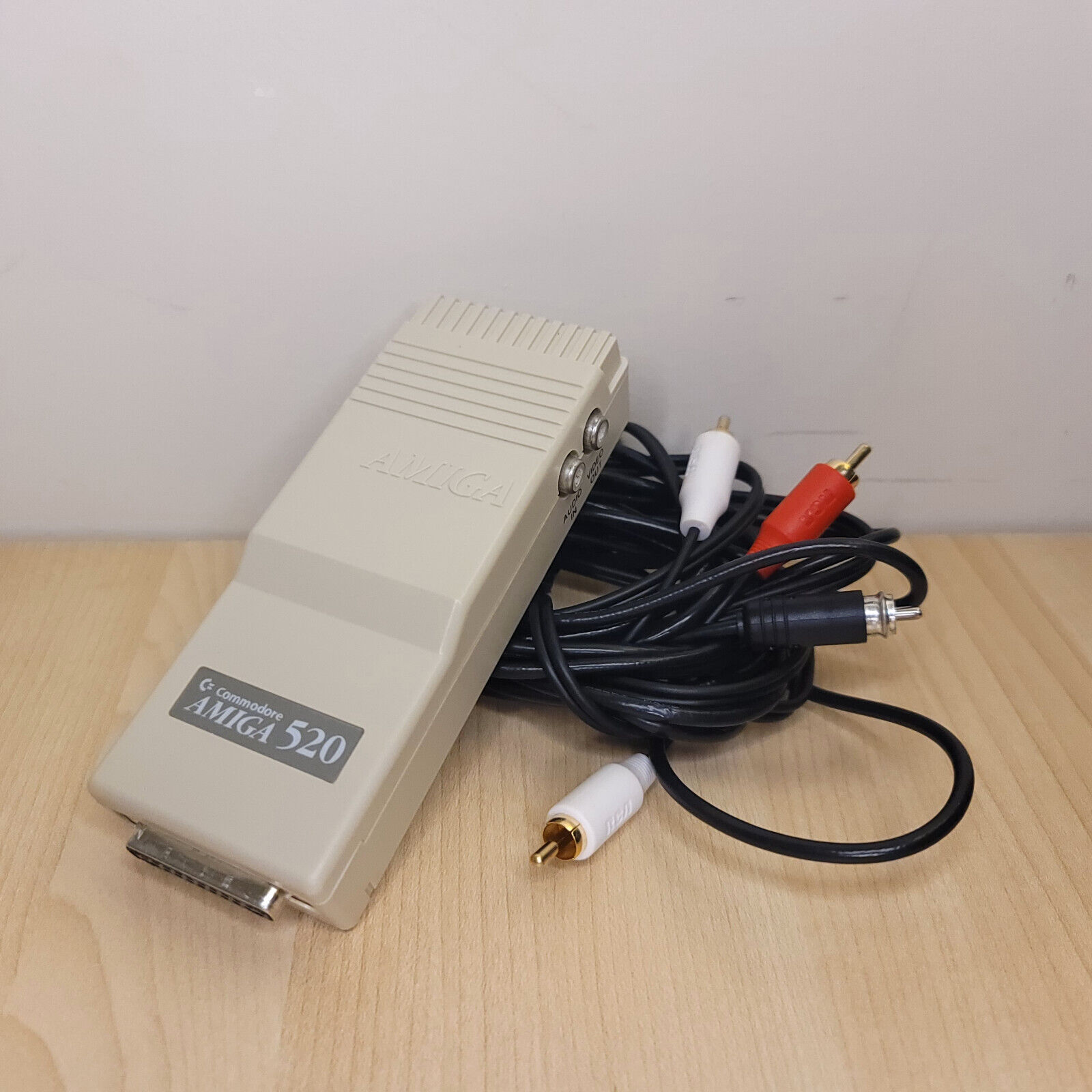 Commodore Amiga A520 Video Adapter for 500 Composite/RF - Fantastic Condition