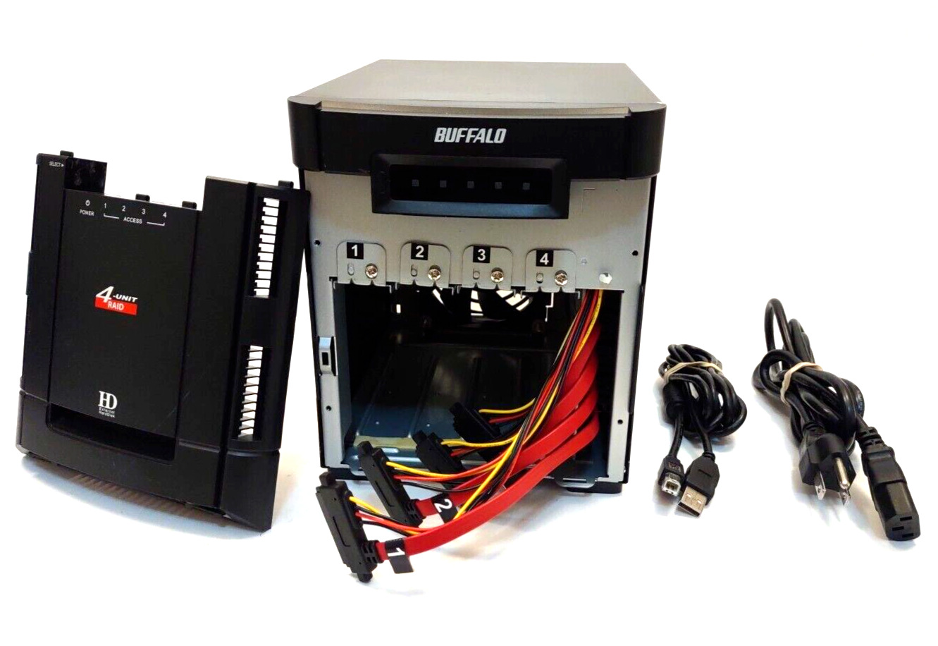 Buffalo HD-QS4.0TSU2R5 DriveStation Quad 4-Unit Raid Hard Drive Array 250GB