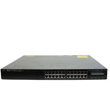 Cisco WS-C3650-24PS-E 24-Port Managed Gigabit Switch / PoE+ / 4x1G SFP picture