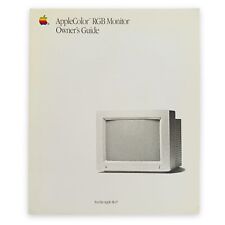 Apple AppleColor RGB Monitor Owner's Guide VTG 1989 . picture