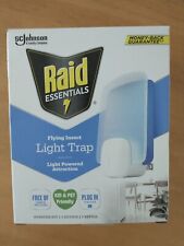 Raid Essentials Flying Insect Light Trap Starter Kit New, 2 Available  picture