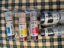 GENUINE EPSON 512 COLOR INK : ET 7700 & ET 7750 5 ink set Vacuum sealed  NEW picture