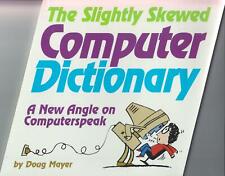 The Slightly Skewed Computer Dictionary 1994 Doug Mayer die cut vintage computer picture
