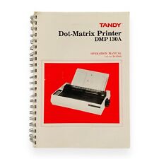 VTG 1986 Tandy Dot Matrix Printer DMP 130A Operation Manual Cat No. 26-1280A picture