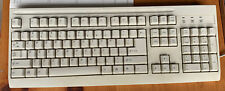 Vintage PC White Keyboard QWERTY Mitsumi KFK-EA4XA wired (PS2) picture