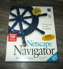 NETSCAPE NAVIGATOR Personal Edition Windows95 & 3.1 Vintage NEW Sealed 1996 picture
