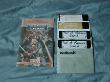 Commodore Pool of Radiance Cluebook + Game Disk Set Used Good Condition picture