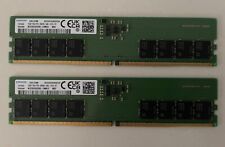 32GB SAMSUNG M323R2GA3DB0-CWM (2x16GB Sticks) DDR5-5600 UDIMM DESKTOP RAM MODULE picture