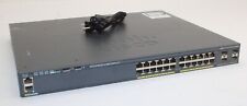 Cisco Catalyst WS-C2960X-24PS-L 24-Port PoE 4 SFP Network Switch picture