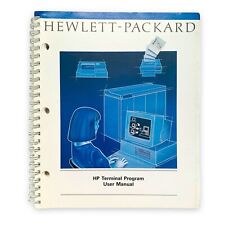 VTG 1988 Hewlett Packard HP Terminal Program User Manual Edition 2 #1 picture