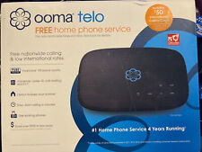 NOB Ooma Telo Free Home Phone Service VoIP Phone Black 100-0239-600  picture