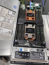 DELL POWEREDGE M630 BLADE SERVER 2X E5-2560 V3 10C 256GB RAM No HDD IDRAC 8 H330 picture