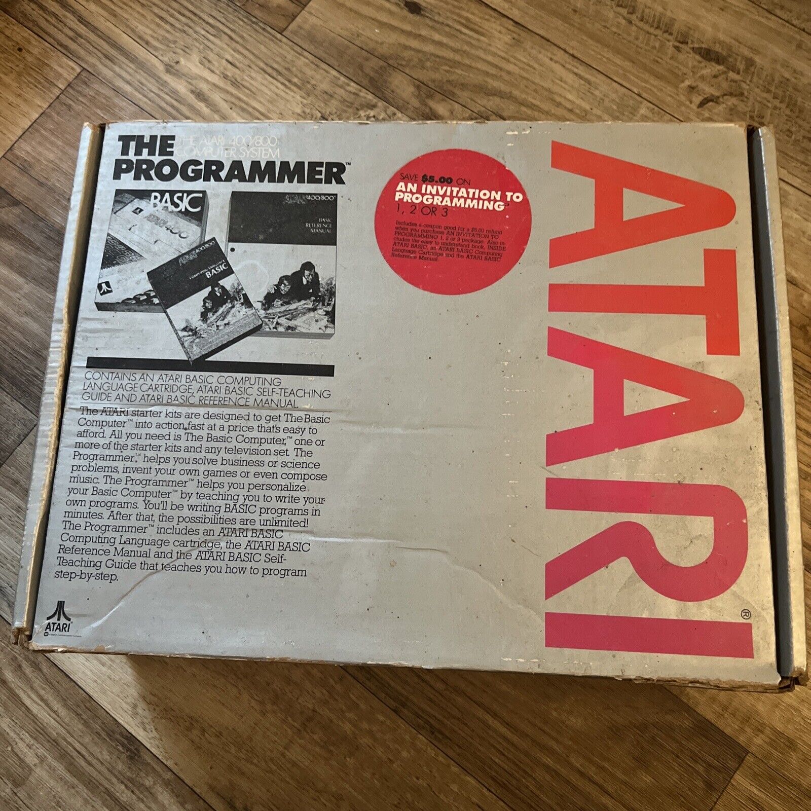 Vintage Atari The Programmer 400 /800 computer system BOX ONLY