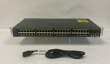 Cisco WS-C2960-48TT-L V04 Catalyst 2960 48 Port Gigabit Network Switch picture