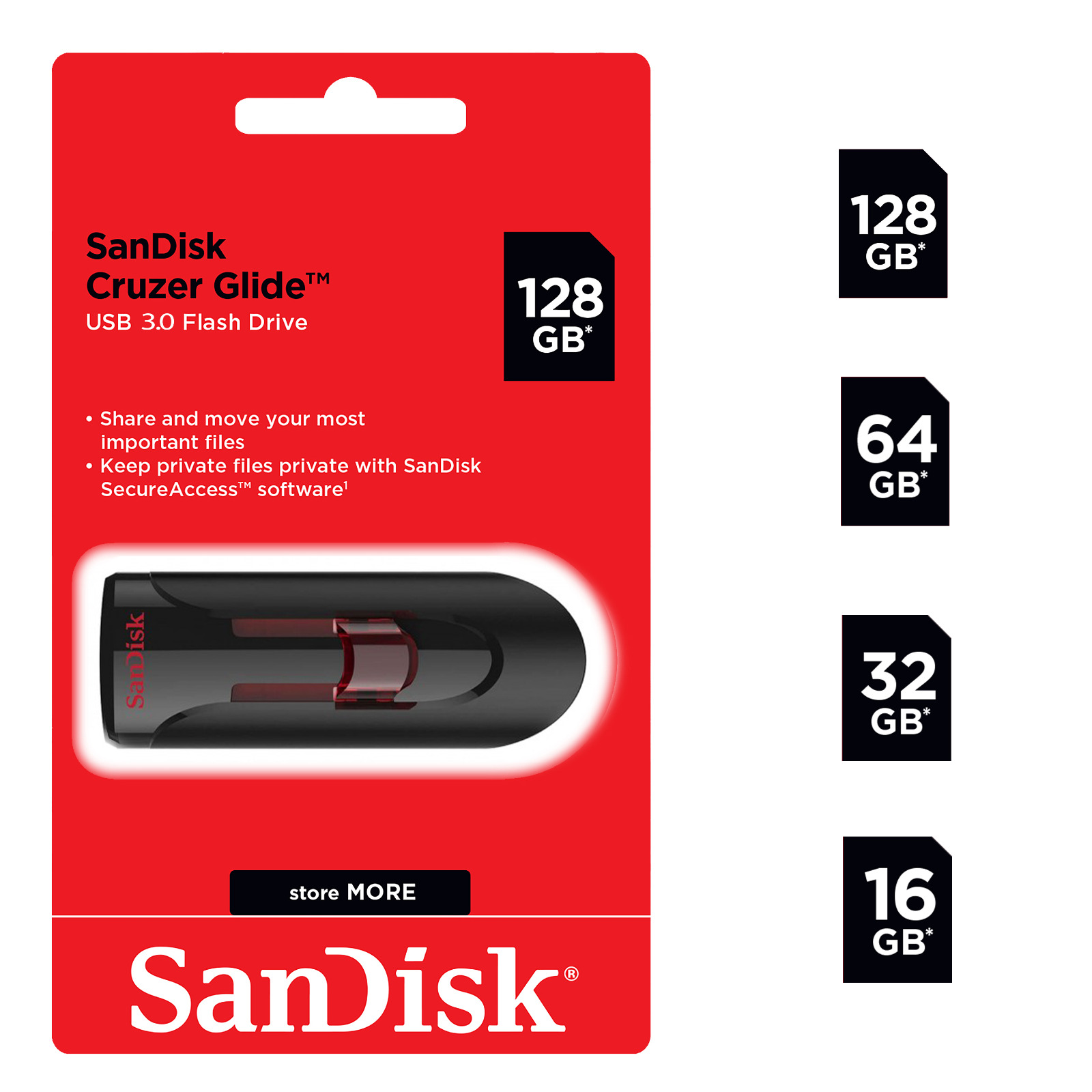 SanDisk USB 3.0 16GB 32GB 64GB 128GB 256GB Flash Drive Thumb Memory Lot
